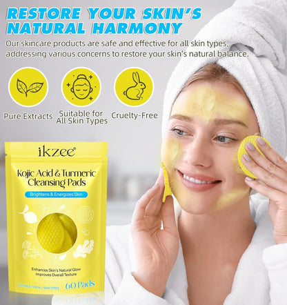 Cleansing Pads with Kojic Acid & Turmeric